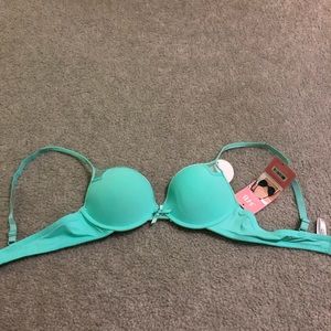 teal bra